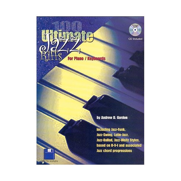Andrew Gordon: 100 Ultimate Jazz Riffs - Piano/Keyboards