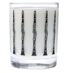 Clear Glass Tumbler: Clarinet