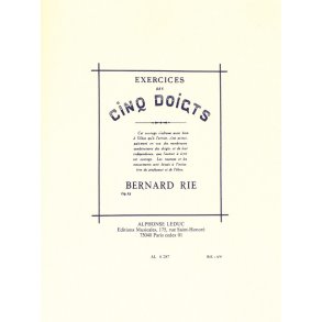 Rie Exercices Des 5 Doigts Op.32 Piano Book