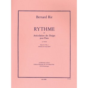 Rie Rythme Et Articulation Des Doigts 230 Exercices Op 42 Piano Book