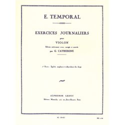 Temporal: Exercices journaliers Vol.2 (Violin solo)