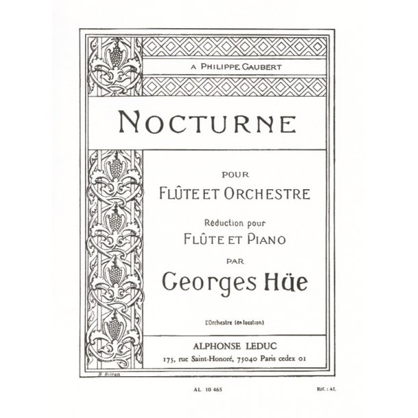 Georges H&uuml;e: Nocturne (Flute & Piano)