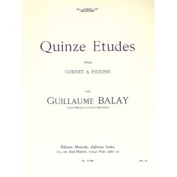 Guillaume Balay: 15 Etudes (Trumpet solo)