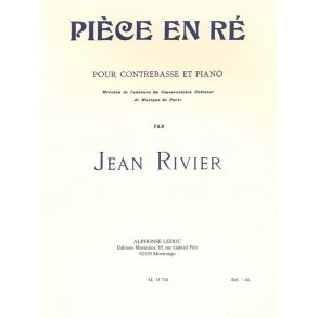 Jean Rivier: Pièce en ré (Double Bass & Piano)