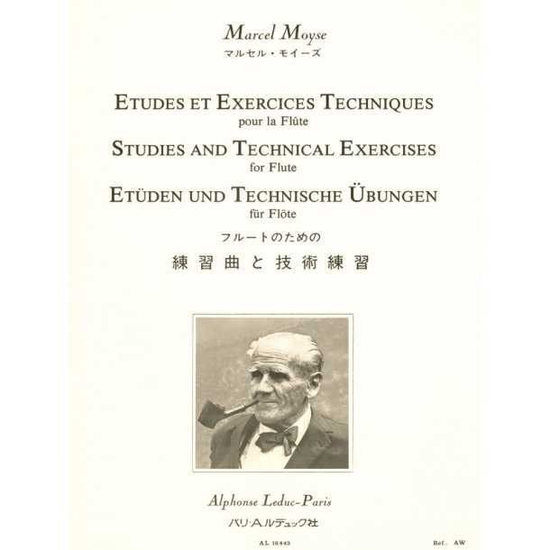 Marcel Mo&yuml;se: Etudes et Exercices t&eacute;chniques (Flute solo)