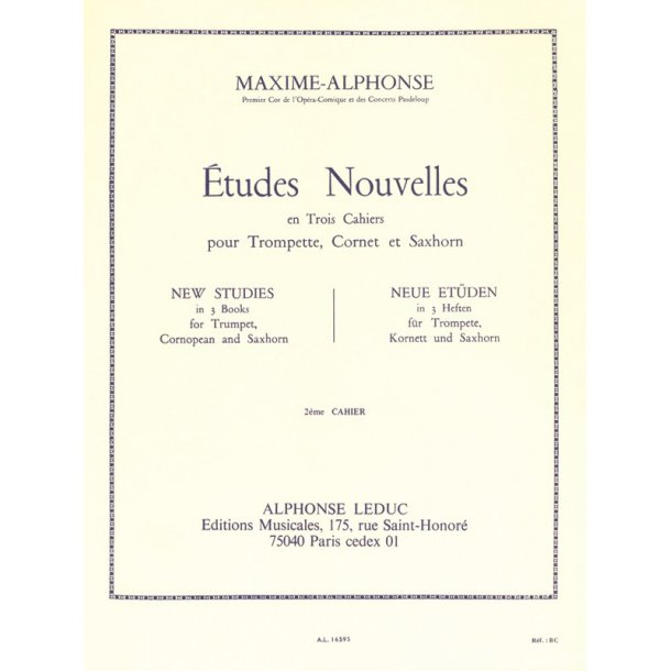 Maxime-Alphonse: Etudes nouvelles Vol.2 (Trumpet solo)