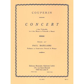 François Couperin: Concert in G major (Cellos 2)