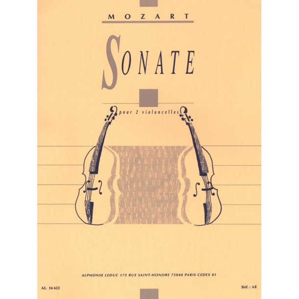 Wolfgang Amadeus Mozart: Sonata (Cellos 2)