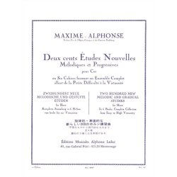 Maxime-Alphonse: 200 Etudes Nouvelles Vol.1 - 70 Etudes Tr&egrave;s Faciles (Horn)