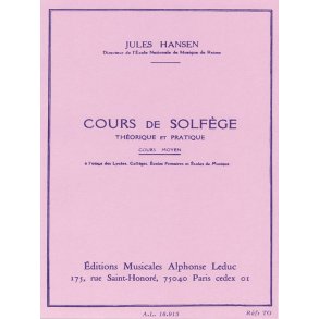 Hansen Solfege Theorique Et Pratique Cours Moyen Book