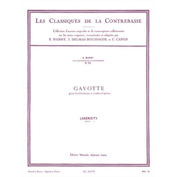 Joseph-Antoine Lorenziti: Gavotte