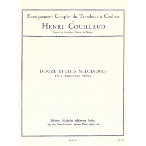 Henri Couillaud: 12 Etudes mélodiques (Trombone solo)