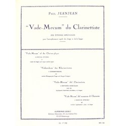 Paul Jeanjean: Vade-Mecum du Clarinettiste (Clarinet Solo)