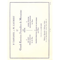 Paul Taffanel/Philippe Gaubert: 17 Grands Exercices Journaliers De Mecanisme (Flute)