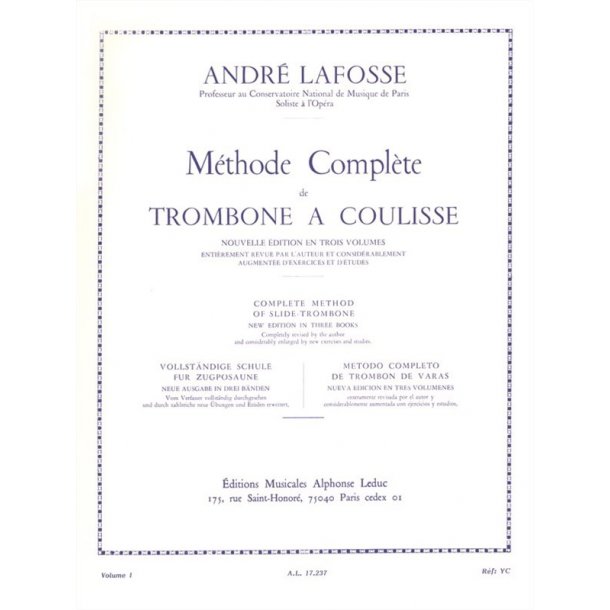 Andre Lafosse: Methode Complete Volume 1