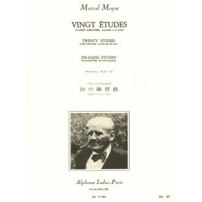 Marcel Moÿse: 20 Etudes d'après Kreutzer (Flute solo)