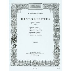 Aleksandr Tikhonovich Gretchaninov: Historiettes Op.118 (Piano solo)