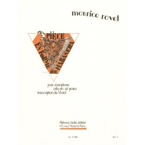 Maurice Ravel: Piece En Forme De Habanera