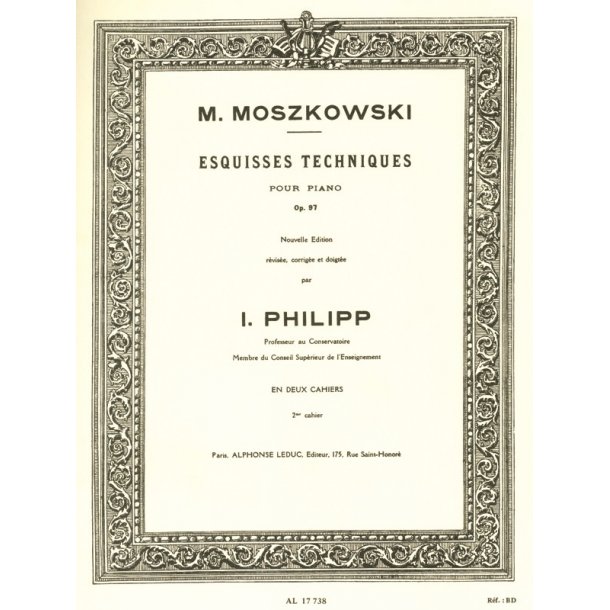 Moritz Moszkowski: Esquisses techniques Op.97, Vol.2 (Piano solo)