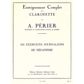 Auguste Périer: 331 Exercices journaliers de Mécanisme (Clarinet solo)