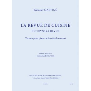Martinu: La revue de cuisine pour piano