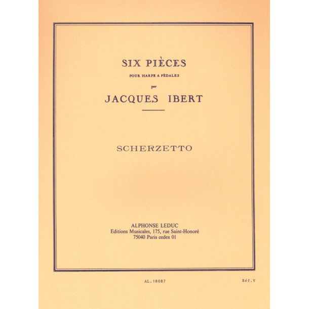 Jacques Ibert: Scherzetto (Harp solo)