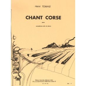 Henri Tomasi: Chant Corse (Alto Sax & Piano)