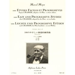 Marcel Mo&yuml;se: 100 Etudes faciles et progressives d'apr&egrave;s Cramer Vol.2 (Flute solo)