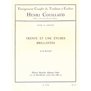 Henri Couillaud: 31 Etudes brillantes (Trombone solo)