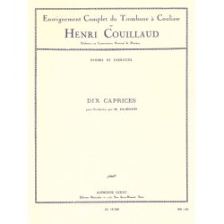 Henri Couillaud: 10 Caprices de Bl&eacute;ger (Trombone solo)