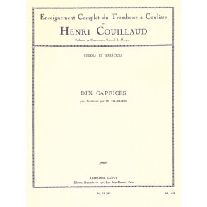 Henri Couillaud: 10 Caprices de Bléger (Trombone solo)