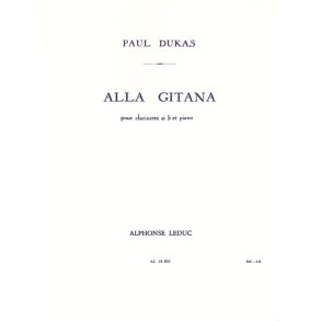 Paul Dukas: Alla Gitana (Clarinet & Piano)