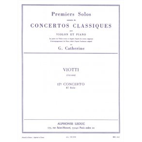 Giovanni Battista Viotti: Solo No.1 from Concerto No.17 (Violin & Piano)
