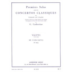 Viotti Premiers Solos Concertos Classiques No 19 (Catherine) Vln/Pf Bk