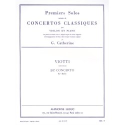 Giovanni Battista Viotti: Solo No.1 from Concerto No.20 (Violin & Piano)