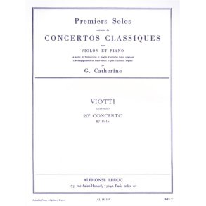 Giovanni Battista Viotti: Solo No.1 from Concerto No.20 (Violin & Piano)
