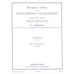 Giovanni Battista Viotti: Solo No.1 from Concerto No.29 (Violin & Piano)