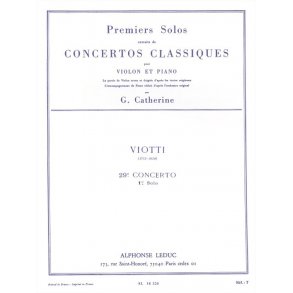 Giovanni Battista Viotti: Solo No.1 from Concerto No.29 (Violin & Piano)