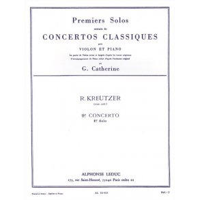 Rodolphe Kreutzer: Solo No.1 from Concerto No.9 in E minor (Violin & Piano)