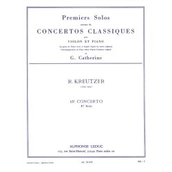 Rodolphe Kreutzer: Solo No.1 from Concerto No.13 in D major (Violin & Piano)