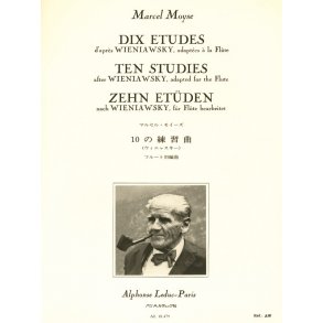 Marcel Moÿse: 10 Etudes d'après Wieniawsky (Flute solo)