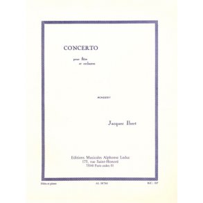 Jacques Ibert: Concerto (Flute/Piano)
