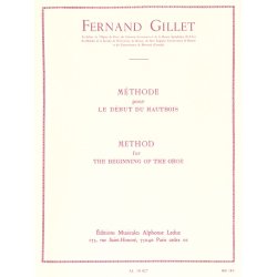 Ferdinand Gillet: M&eacute;thode pour le D&eacute;but (Oboe solo)