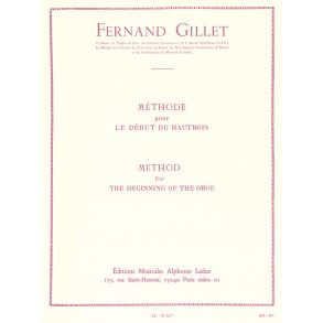 Ferdinand Gillet: Méthode pour le Début (Oboe solo)