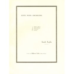 Lajtha Suite D'orchestre No.1 Op.19 In 4 Orchestra Score