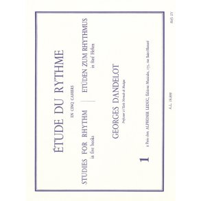 Georges Dandelot: Etude de Rythme Vol.1: Mesures simples (Book)