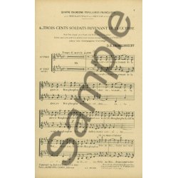 D. E. Inghelbrecht: Trois Cents Soldats Revenant De La Guerre