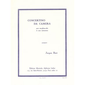 Jacques Ibert: Concertino Da Camera