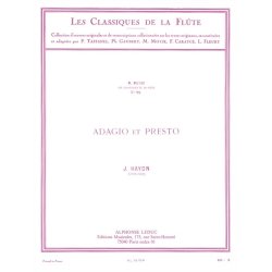 Franz Joseph Haydn: Adagio et Presto (Classiques No.78) (Flute & Piano)