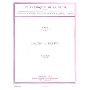 Franz Joseph Haydn: Adagio et Presto (Classiques No.78) (Flute & Piano)